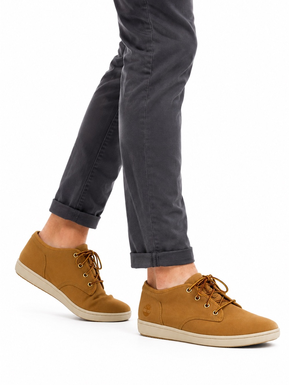 Size 8.5 Timberland Men’s Wheat Canvas Casual Oxford‎ Sneakers